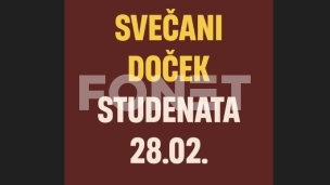 Svečani doček studenata
